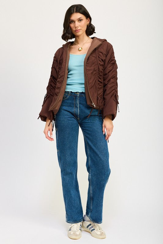 Ruched puff jacket 22308743_c408ce2a-17ee-4116-b014-f529e246531a
