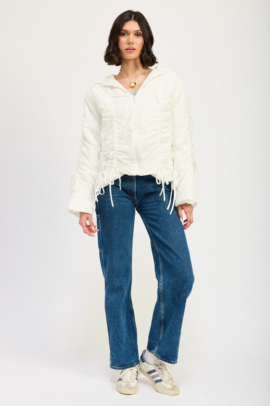 Ruched puff jacket 22308743_c5944ee4-4ffc-48a8-b212-8ff0b3e9678a