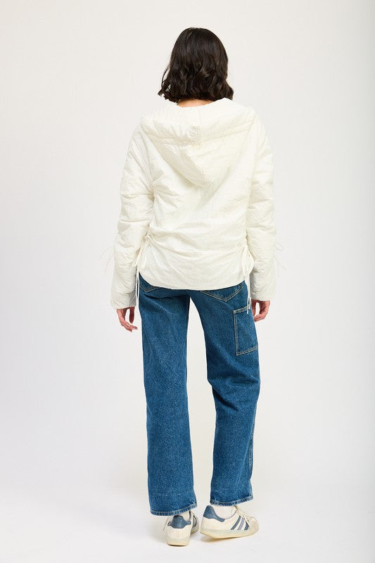 Ruched puff jacket 22308743_dc29b386-d897-47fc-864d-fc00308e70e9