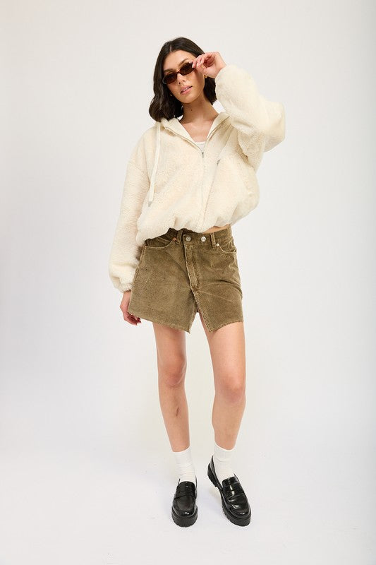 Fuzzy hooded jacket 22308867_ab99cc14-62df-4919-b7f2-1c4c748d2d1a