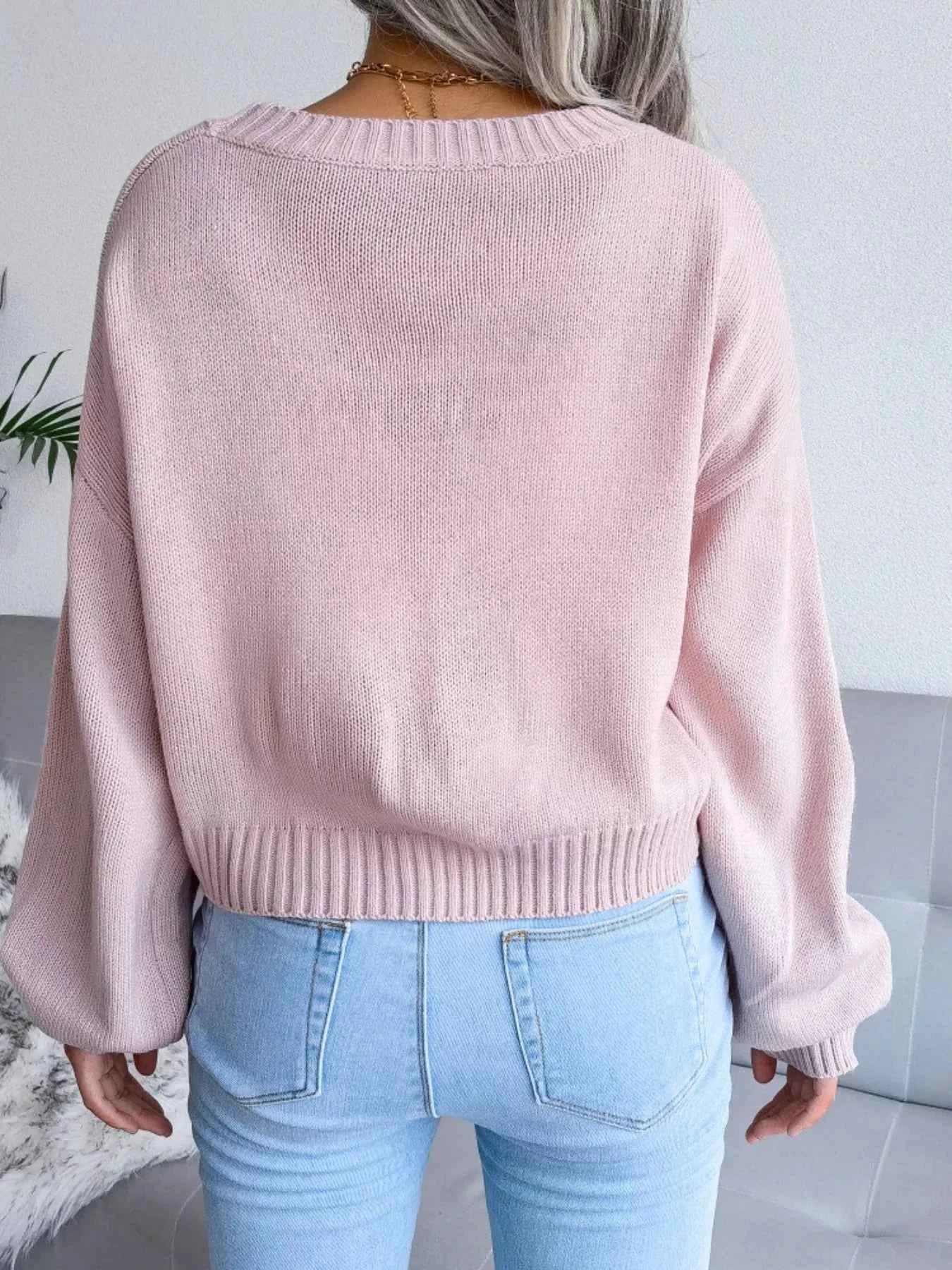 Cloud Pattern Button-Up Cropped Cardigan 2231d9cd-1a9e-43e2-8171-e00b0c80a6f7-Max-Origin