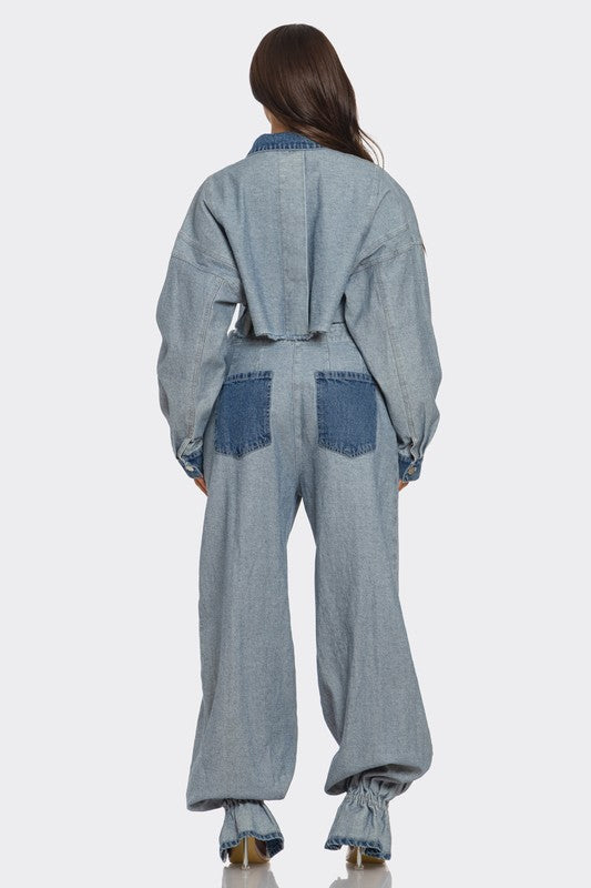 Cropped Contrast Denim Set 22438042_8f42ada7-d758-4c2c-8e17-3b433abb885c