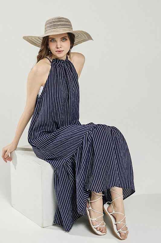 Plus Stripe High Ruffle Neckline Tiered Maxi Dress Navy White 22446695_0a3afb79-bd64-4ab5-b99d-cb56b3fb3ae3