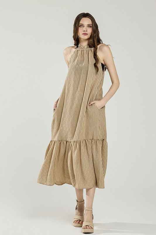 Plus Stripe High Ruffle Neckline Tiered Maxi Dress 22446695_7d9000d5-39d1-447e-a9bf-55011630c643