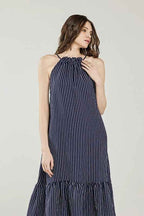 Plus Stripe High Ruffle Neckline Tiered Maxi Dress 22446695_d995c35e-3a8b-4632-8f8a-3b0f6f730a23