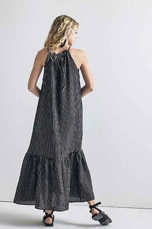 Plus Stripe High Ruffle Neckline Tiered Maxi Dress 22446695_e7f1fd95-a8c9-4312-b7cd-ed8355dc9235