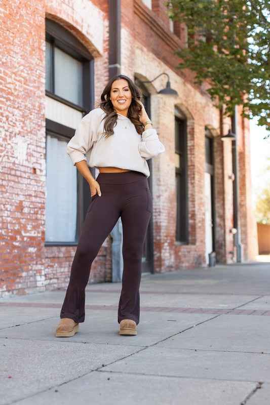 The Brandy Brown Flare with Pockets 22475487_65d8e502-6e4f-4c6c-9a0a-d71af3c64543