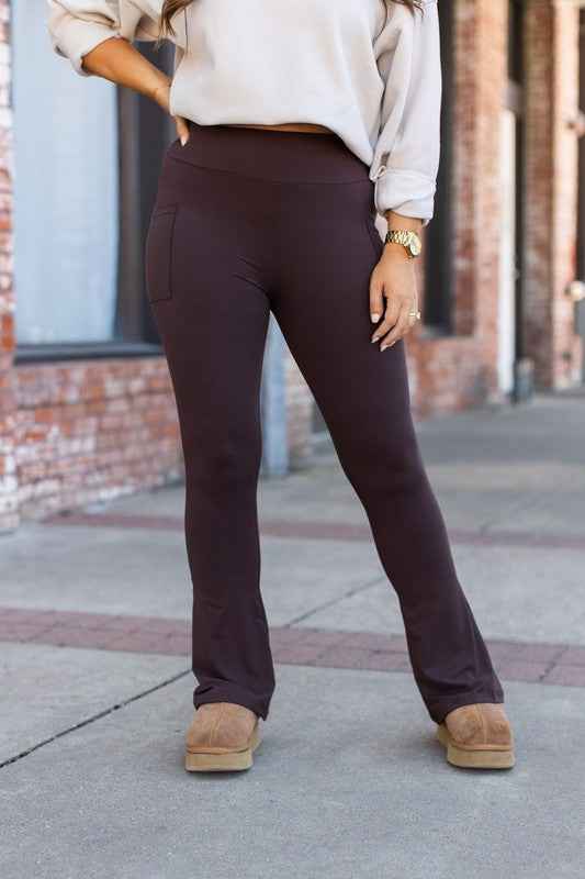 The Brandy Brown Flare with Pockets 22475487_d2142f1d-3a54-4af2-a53a-02616ea1a0bd