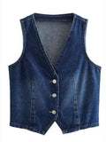 Cropped Denim Vest Blue 22491614_4f0fd639-8ce1-4c5a-a249-d6982b5c4ba7