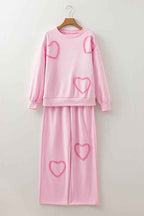 Valentine Chenille Heart Top and Pants Set 224d4166-b0aa-4d64-b8d9-ac8b60733cb7_4ce652c2-06ec-4794-a146-5ecbec9fcbb1