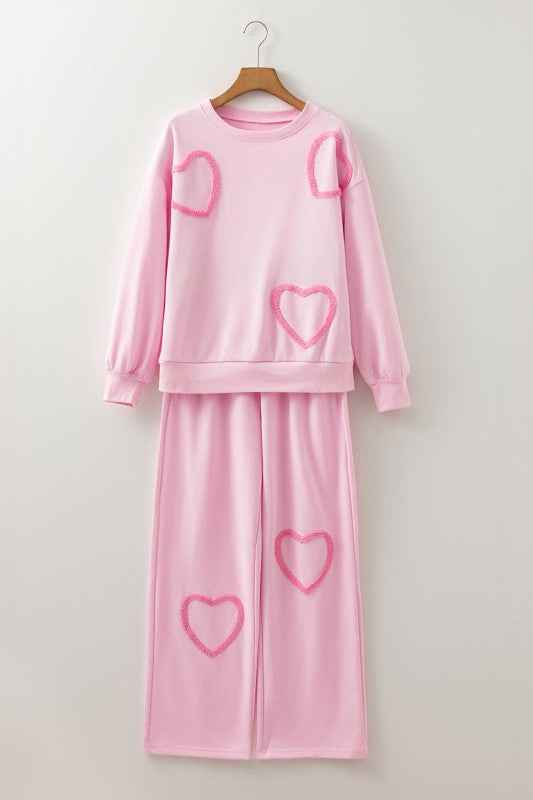 Valentine Chenille Heart Top and Pants Set 224d4166-b0aa-4d64-b8d9-ac8b60733cb7_4ce652c2-06ec-4794-a146-5ecbec9fcbb1
