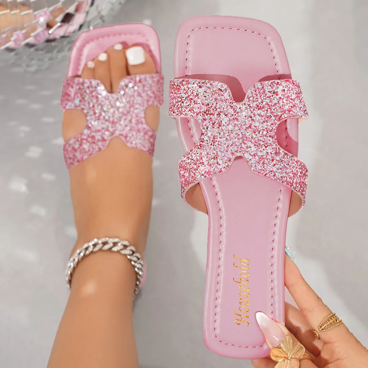 Open Toe Flats Sandals Blush Pink 2255a98c-f01f-4ce2-958d-ccd7dbf2b543-Max-Origin