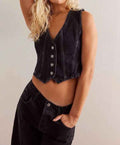 Denim Vest Jacket Black 22570092_d0ce4194-3b81-4591-ac6d-325f9e42a94d