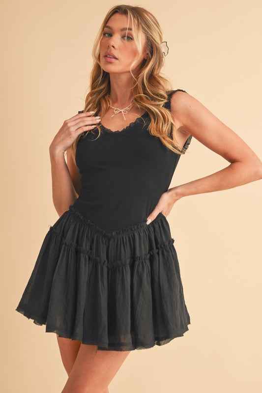Love Drop Waist Dress BLACK 22613153_2395f7cc-0e97-4139-bc11-4def49aab442