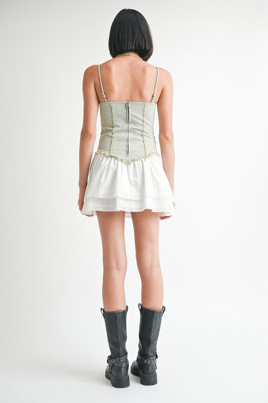 Mini sleeveless denim dress 22667649_62e7116e-9529-4863-99bf-d1e64e7ef8ea