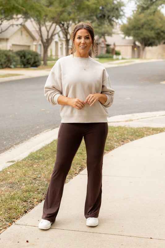 The Rhea Brown Bootcut Leggings 22687065_8adfd89c-467e-40bb-bb47-af7355da8f45