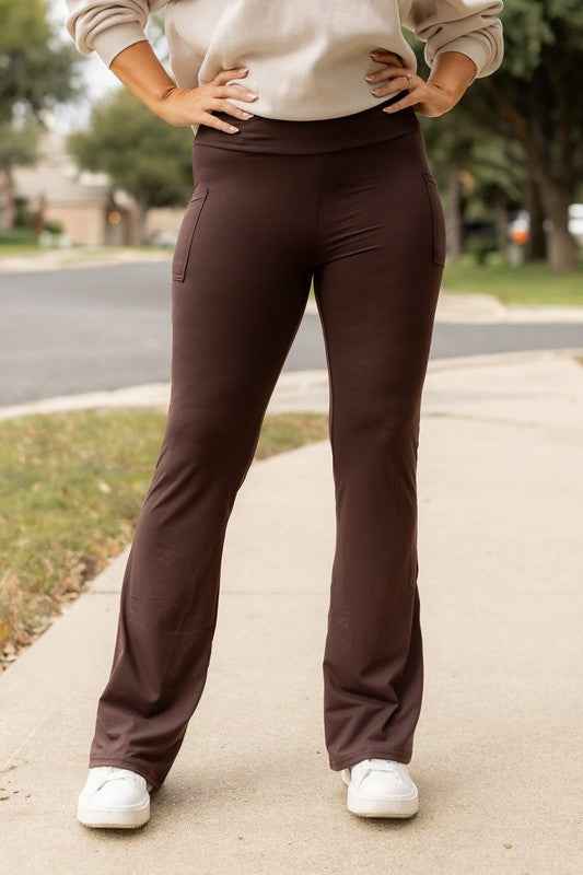 The Rhea Brown Bootcut Leggings 22687065_bc5d9fd4-9bb9-4690-8c2b-f28e52f0ae7a