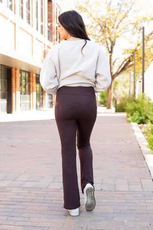 The Rhea Brown Bootcut Leggings 22740734_4d505812-2727-479f-b888-a0f4e46def22