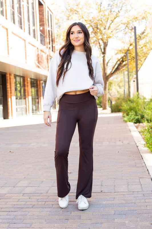 The Rhea Brown Bootcut Leggings 22740734_67c8ef6a-bb77-4567-95fb-3d4cbe50a2e5