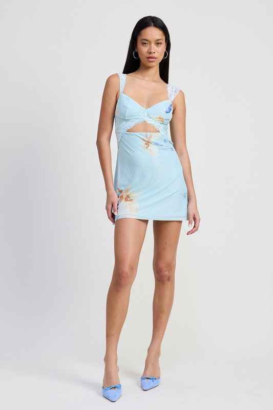 MINI LACE CONTRAST DRESS 22759909_653b1d6a-57c3-4f8c-97f8-a33cdd3e7f6e