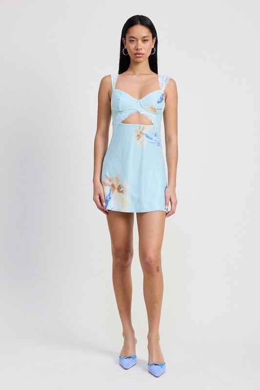 MINI LACE CONTRAST DRESS 22759909_eff49b12-1c37-43be-8acf-633612dfec63