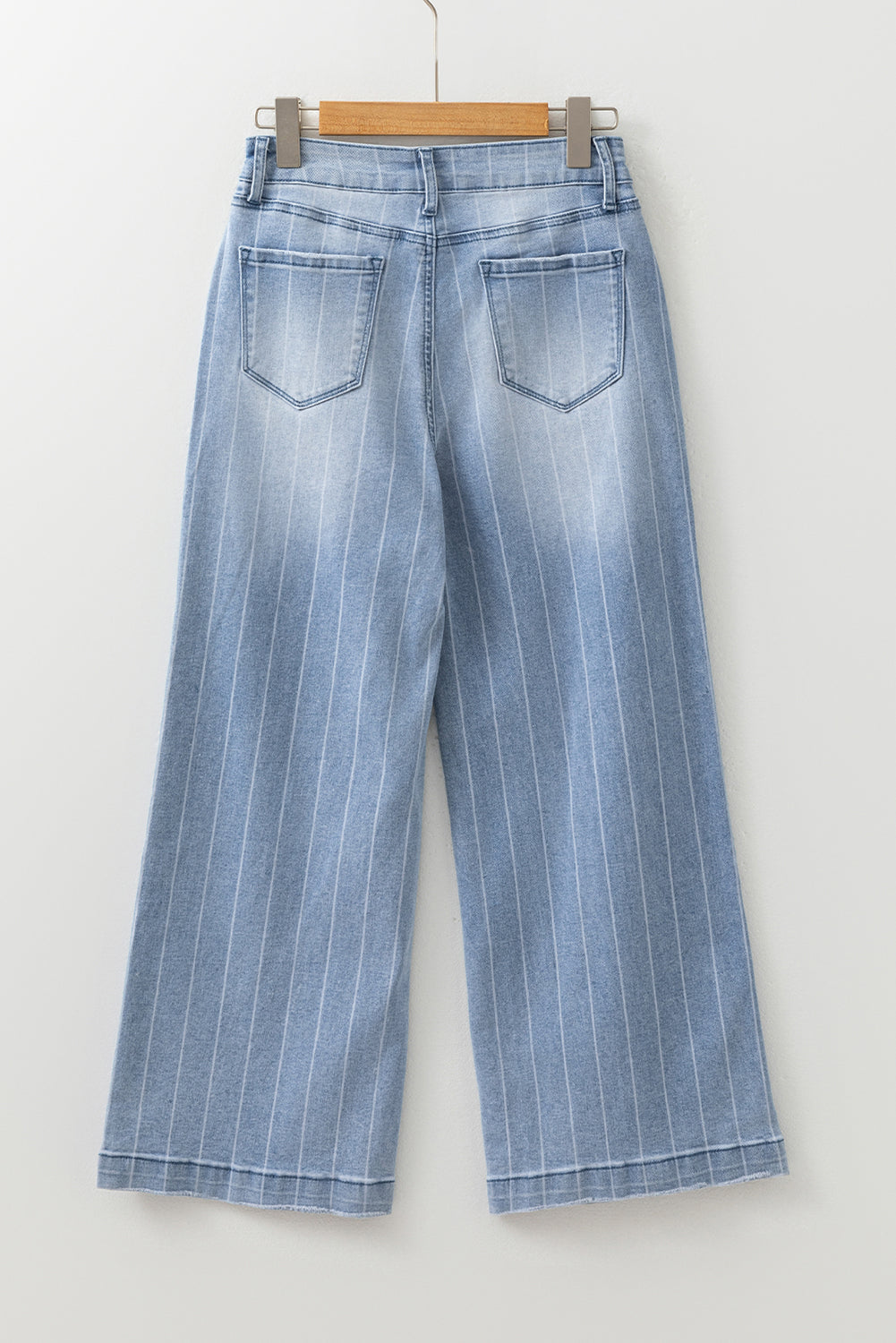 Beau Blue Multi Buttons Wide Leg Jeans 227a2125f910d057