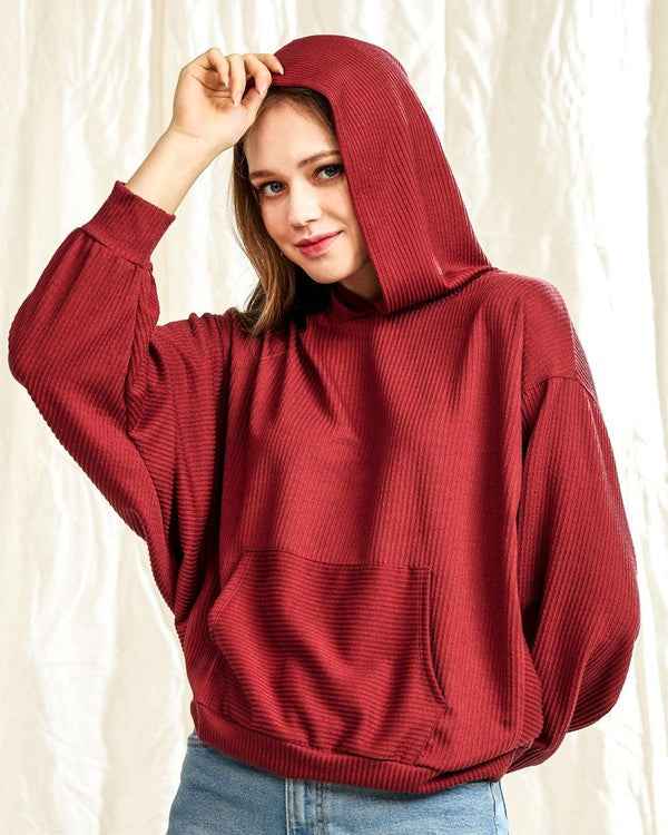 Oversized Dolman Sleeve Ribbed Hoodie Top Rust 22904782_ee87e974-a90c-4d2c-8dce-8f3e3119a9bf