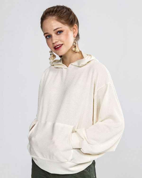 Plus Oversized Dolman Sleeve Ribbed Hoodie Top Ivory 22904793_021869b2-4e1e-42e3-9b0a-e58eaf1ed654