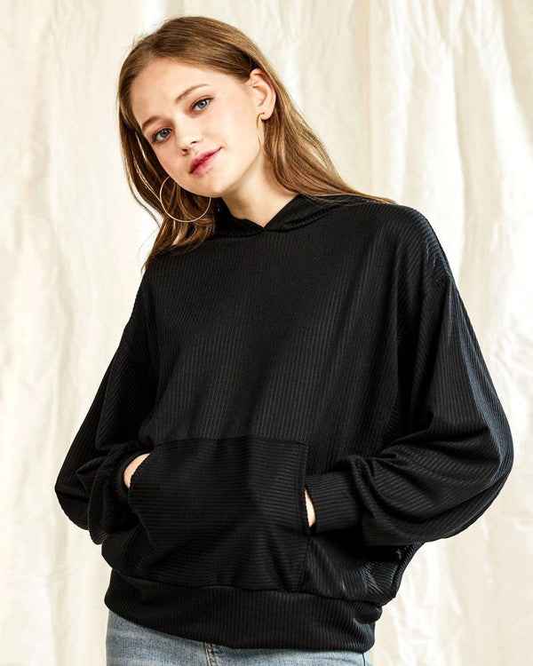 Plus Oversized Dolman Sleeve Ribbed Hoodie Top 22904793_05d8dcd3-8199-4dd7-8490-0db3fc64d9f8