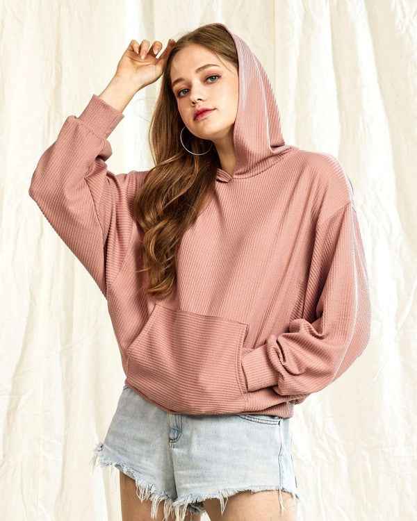 Plus Oversized Dolman Sleeve Ribbed Hoodie Top 22904793_1fcf2441-e40a-4cb3-8b9d-e512b01c8bdb