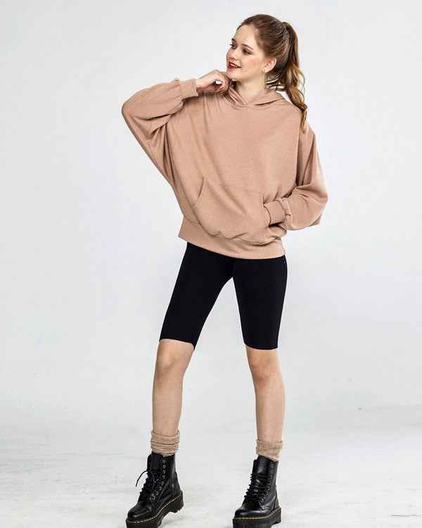 Plus Oversized Dolman Sleeve Ribbed Hoodie Top Taupe 22904793_baab2ead-4895-47c4-ba73-221e151ca11d