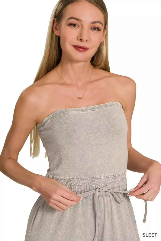 Acid Washed Strapless Tube Top Jumpsuit 229149fcee834196b15c548df258b83d-Max-Origin