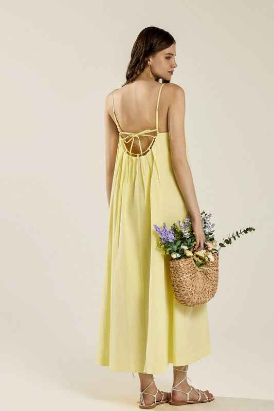 Plus Sleeveless Tuck Detail Dress with tie back 22921077_571e49f1-8382-4152-878e-0d1903ea6d45