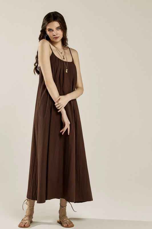 Plus Sleeveless Tuck Detail Dress with tie back 22921077_82e3f565-b35f-4132-8bc7-13be9939a33c