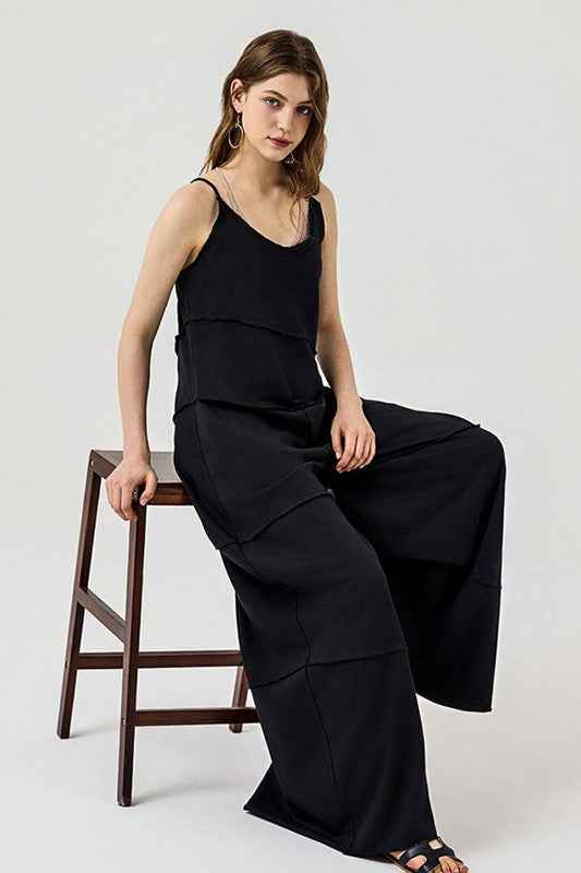 Keyhole back Wide Leg Raw Edge Jumpsuit 22930811_0225e1e0-d771-4883-8e81-43c911cce110
