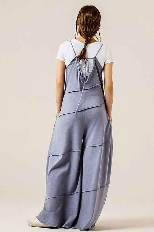 Plus Keyhole back Wide Leg Raw Edge Jumpsuit 22930812_b57184db-00a9-4fcd-a4fe-9d26171cad70