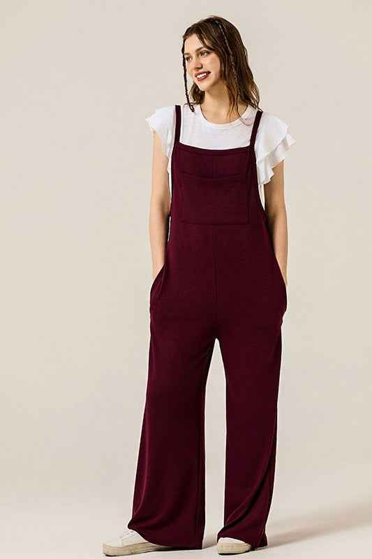 Boho Terry Wide Leg Jumpsuits with Pocket Burgundy 22930841_2b9f1b21-e524-4d1b-b747-b986aef74b51