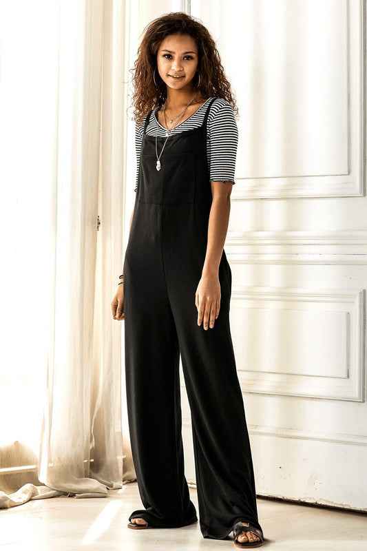 Boho Terry Wide Leg Jumpsuits with Pocket Black 22930841_ed900ee1-557a-4917-b6c0-08fc62ad7508