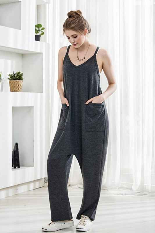 Plus Drop Crotch Tank Style Harem Jumpsuit 2T Charcoal 22930869_0e8c8f1b-6636-4230-a0f8-0dfee8c58498