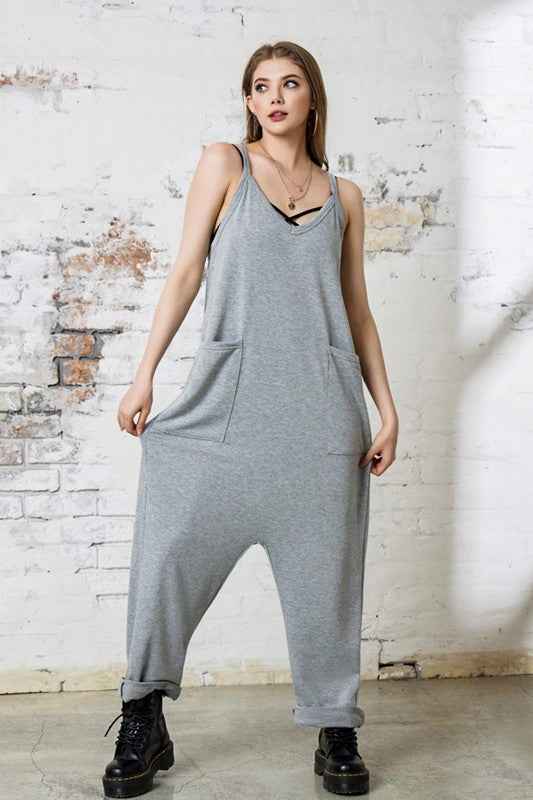 Plus Drop Crotch Tank Style Harem Jumpsuit 22930869_aa1e0d73-cc41-4389-9c45-7d7c6567e2d1