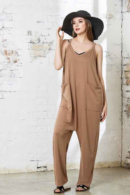 Drop Crotch Tank Style Harem Jumpsuit 22930870_4c583d9c-42d6-4646-a718-f1404b7a848e