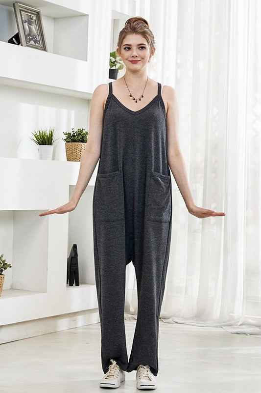 Drop Crotch Tank Style Harem Jumpsuit 2T Charcoal 22930870_7302edb5-1618-4663-a9da-b2166997ef35