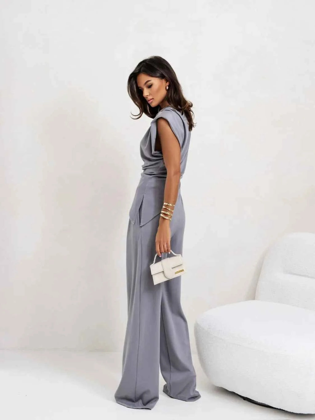 Slit Ruched Top and Wide Leg Pants Set 22a2097d-52a1-4543-a63b-7e75fc3ed4d4-Max-Origin