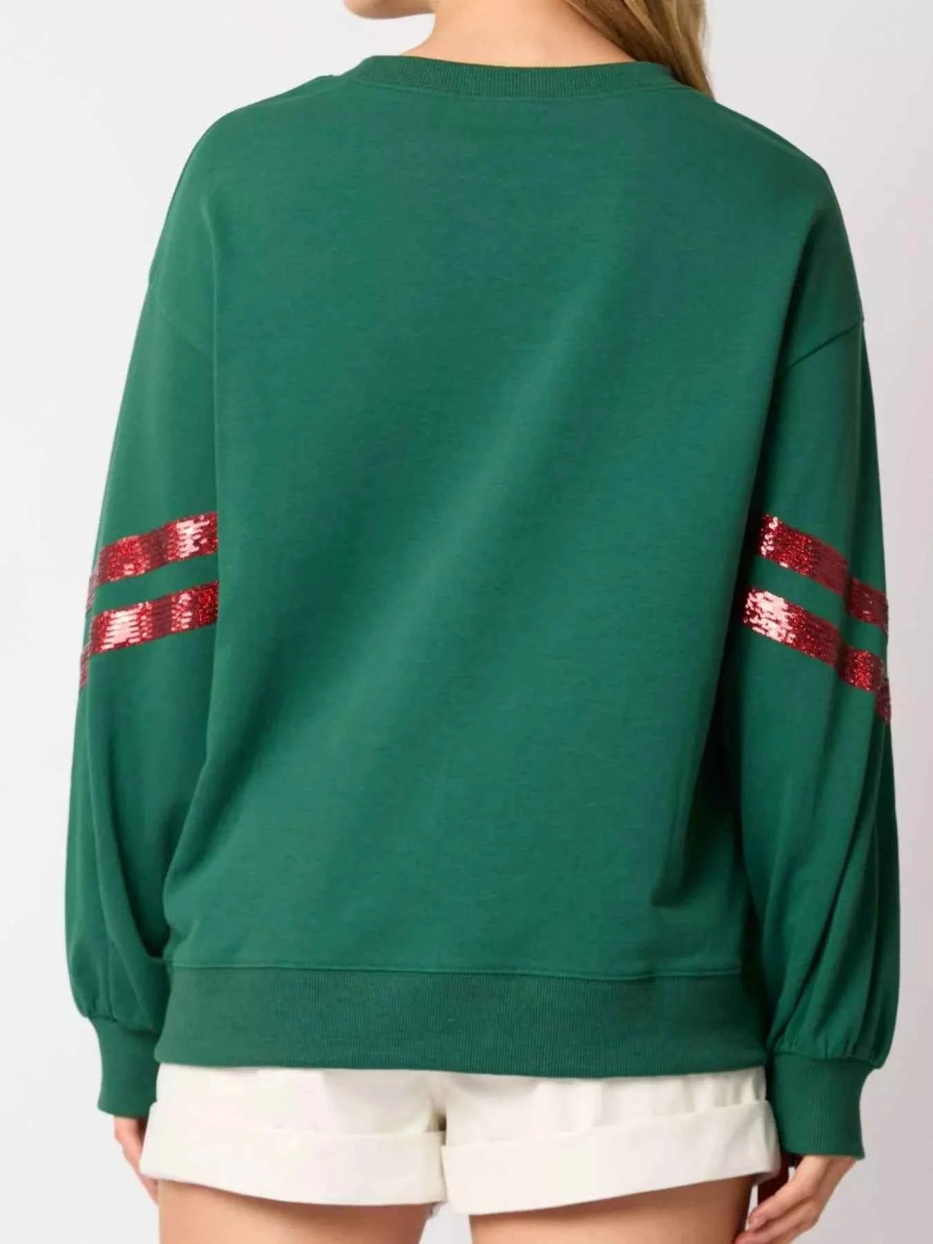 Christmas Sequin Santa Hat Holiday Sweatshirt 22a3fe6b-8e40-4bf5-81a6-b7b52c667409-Max-Origin