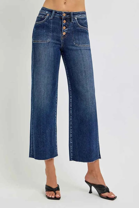 RISEN Full Size High Rise Crop Wide Button Up Jeans Plus Size 22b58279055746c5ba112b8f02e942b1-Max-Origin