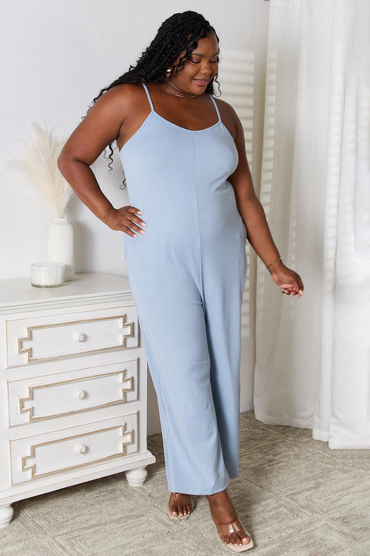 Basic Bae Full Size Spaghetti Strap V-Neck Jumpsuit 22c7f0341df849d0874b34163ce33bdd-Max