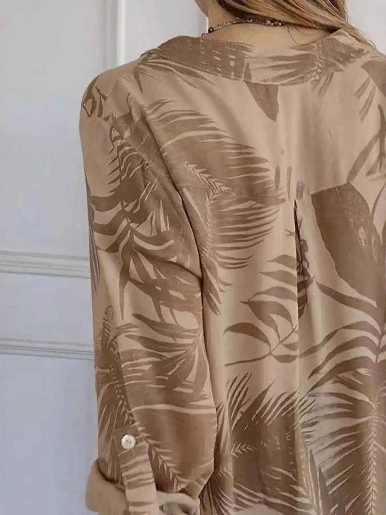 Full Size Printed Button Detail Long Sleeve Blouse Plus Size 22da2d1dd9fc4b9fa5cfba72344c7186-Max-Origin