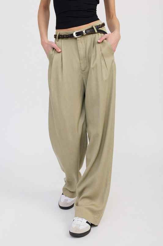 HIGH WAIST WIDE LEG TROUSERS WITH FRONT PLEATS 23203100_3816d3d6-09eb-4d7b-8451-e62c5efafd18
