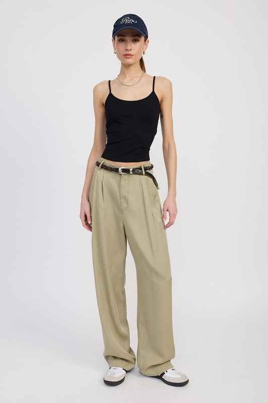 HIGH WAIST WIDE LEG TROUSERS WITH FRONT PLEATS 23203100_6b3a666c-a4c4-42da-8c41-3242c741abe6