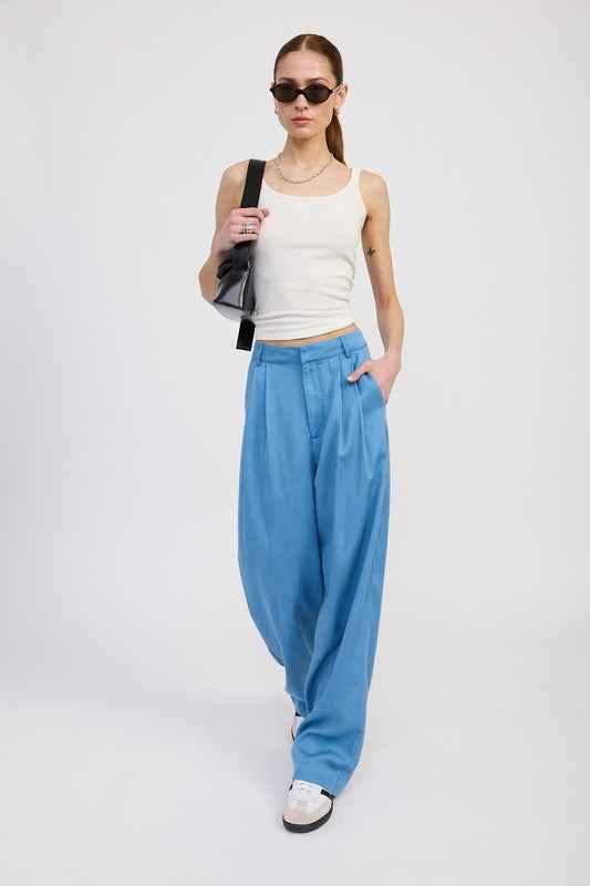 HIGH WAIST WIDE LEG TROUSERS WITH FRONT PLEATS 23203100_74c48228-e30e-44d2-a093-7e01e4d680d3